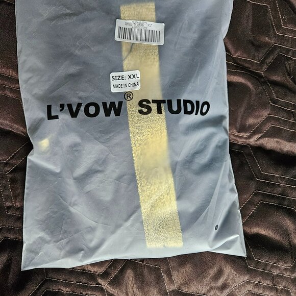 L'VOW 1920s XXL Gatsby Fringed Costume Flapper Dresses with Headband NWT - Picture 6 of 6